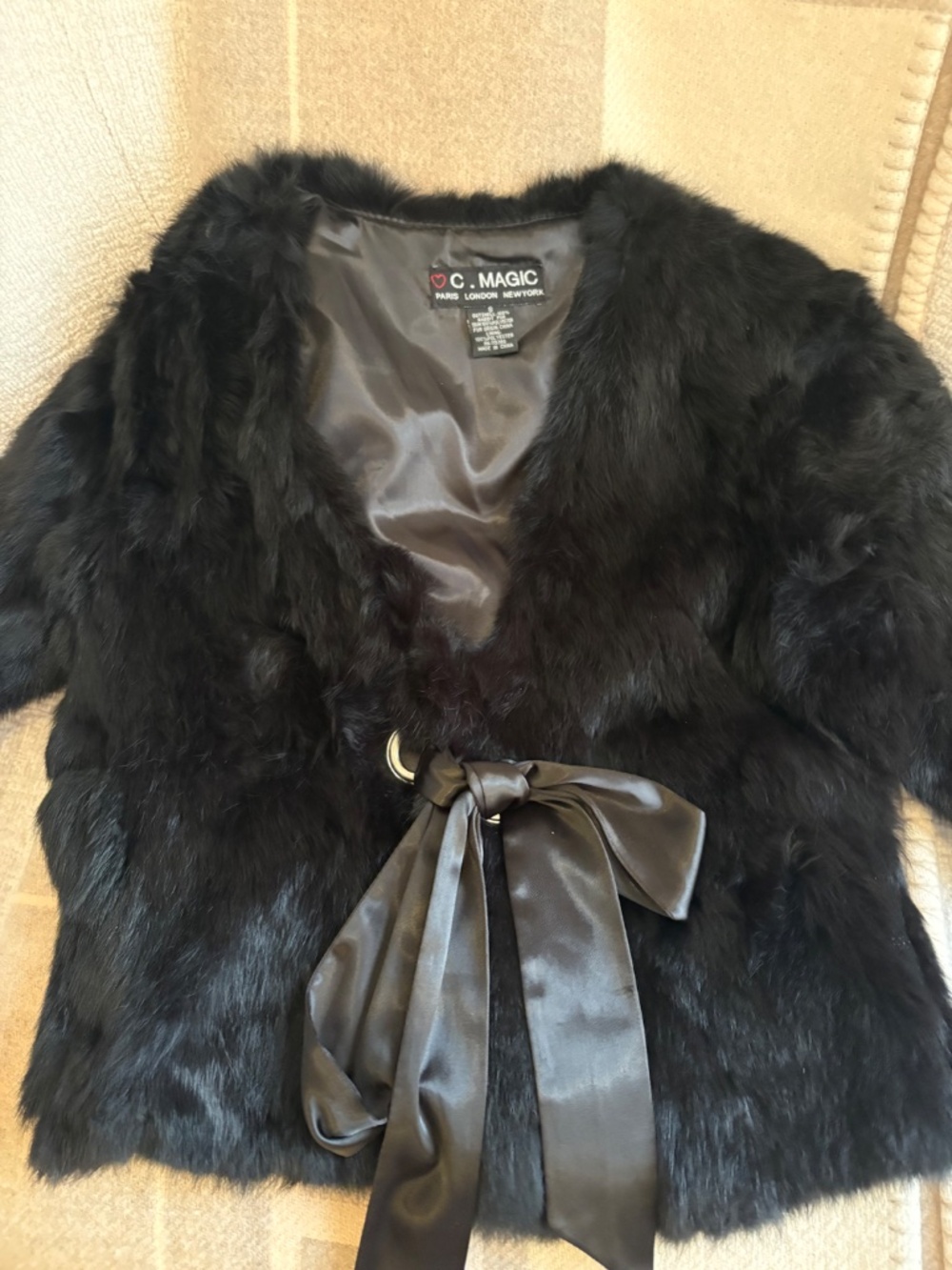 Fur jacket size Small - Picture 2 of 3